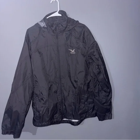 Salewa Men’s Black Hooded Windbreaker Jacket – EU 50/Large – Mountain Experience